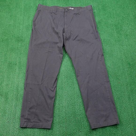 Lee Extreme Comfort MVP Pants Mens 42x32 Gray Straight Fit Stretch Performance - Picture 1 of 10